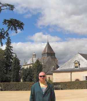 John at Azay-le-Rideau in the Loire Valley