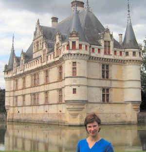 The fairy tale like castle at Azay-le-Rideau