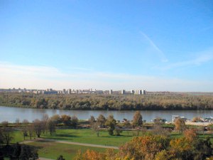The River Danube, Belgrade, Serbia