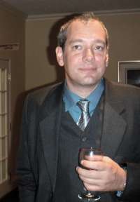 Pierre at Bob's wedding reception