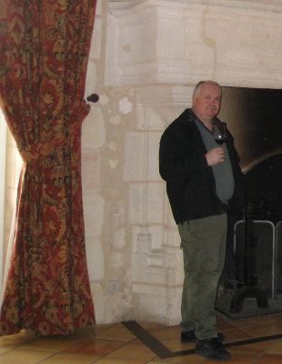 John wine tasting in Bordeaux