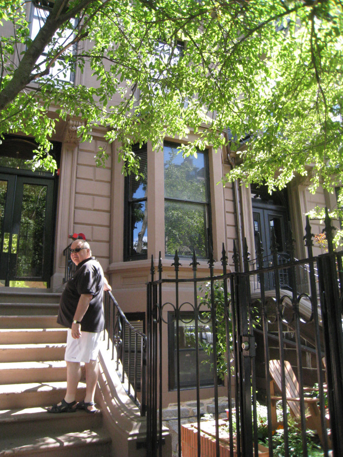Brownstone building in Boston