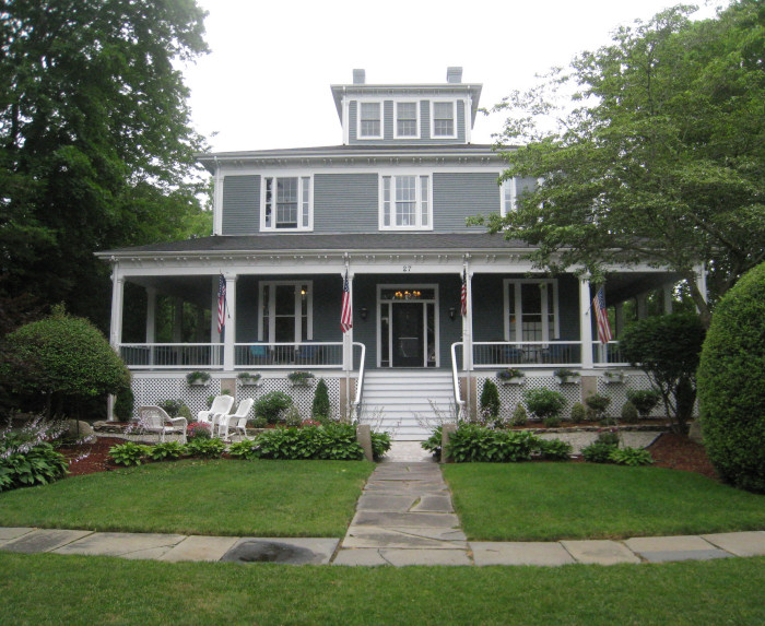 historic sea captain's mansion, Falmouth, Cape Cod