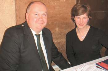 John & Fiona at the Burns Night Supper 2004