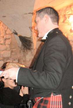 the haggis, the chieftain of the puddin' race