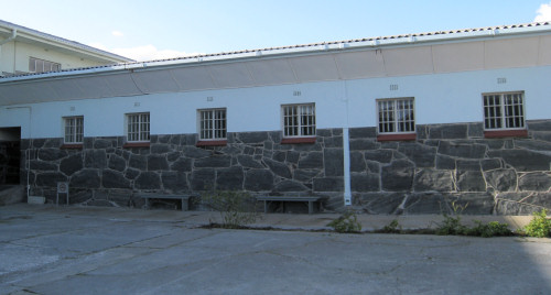 B section contains Mandela's cell
