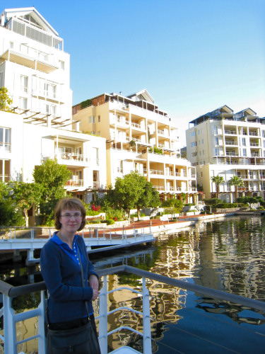 our apartment overlooked the marina.