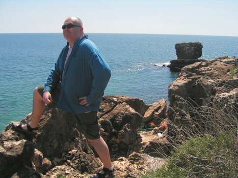 John looks out to sea
