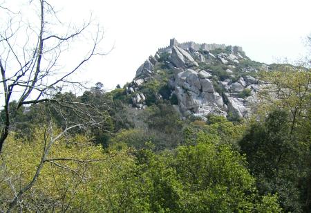 The Moorish castle at Sintra