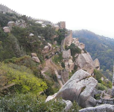 The ramparts spread over quite a long a ridge