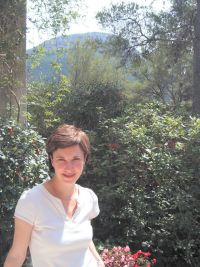 Fiona at the villa