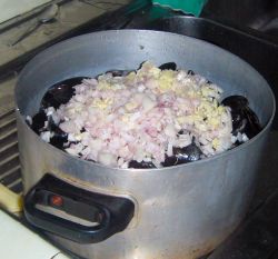 moules marinières, a family favourite