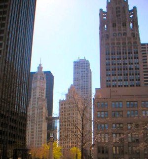 I'm getting used to seeing these massive skyscrapers now, but I still stop to take some photos.