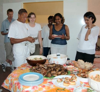 Giles, Jon,Sandrine, Doreen, Valerie, Zarine
