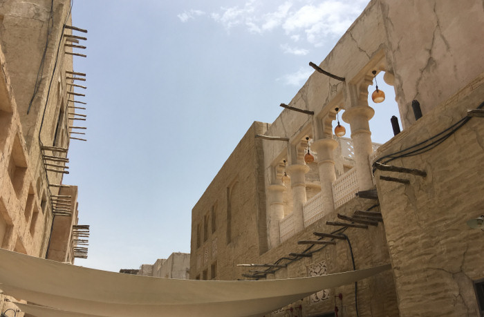 on the way to the Dubai souk