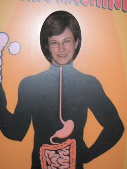 Fiona at the Odyssium space and science museum