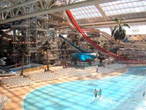indoor swimming pool in West Edmonton Mall , Canada