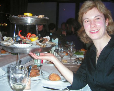 a seafood platter