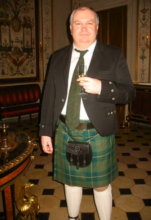 John looking very handsome at the gala dinner