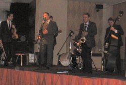 Paddy Sherlock swings and sings
