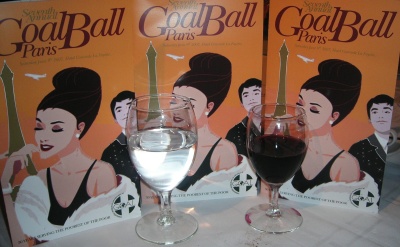 Pat Cash and Mats Wilander attended the GOAL Ball in Paris