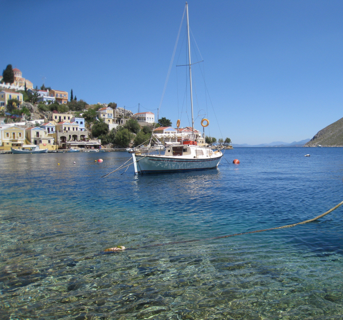 Symi harbour, Greece