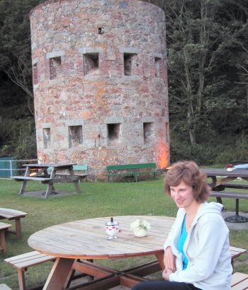 Fiona at Fermain Bay, Guernsey