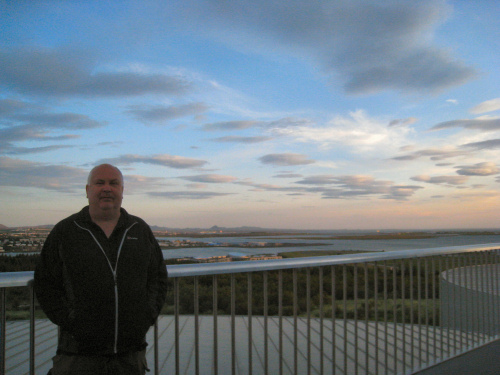 summer sunset in Reykjavik