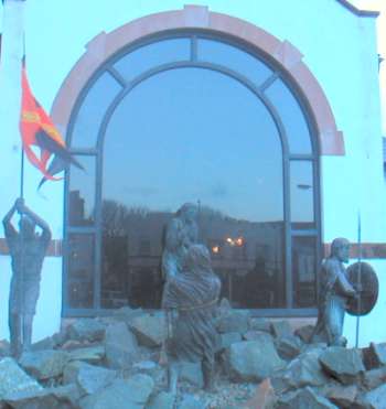 Entrance to House of Manannan museum, Peel, Isle of Man