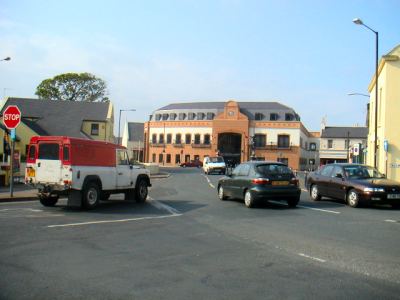 rush hour Ramsey Parliament Square, Isle of Man