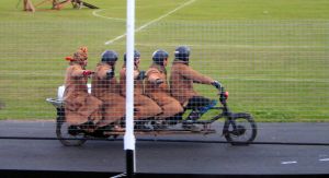 The Purple Helmets on the Long Bike, Isle of Man TT Week 2004