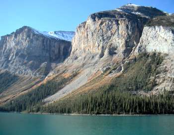 Boat cruise on Lake Maligne, Jasper, Canada