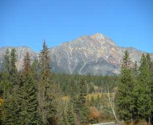 the Pyramid Mountains, Jasper, Canada