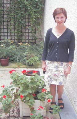 Fiona at the Scots Kirk in Paris