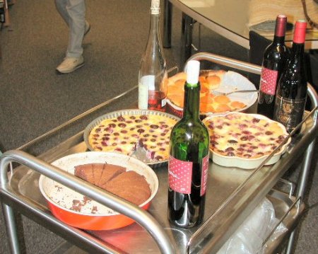 The food trolley arrives