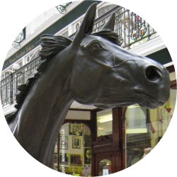 Red Rum's statue at Southport