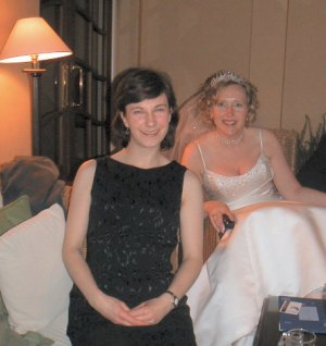 Margaret & Fiona taking time out