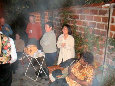 John, April, Neil, Trang and Doreen enjoy the entertainment