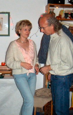 Irene and Gerrard at Marianne's party