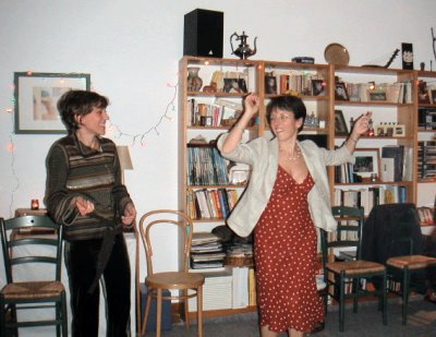 Marianne starts the dancing