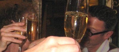 champagne toast