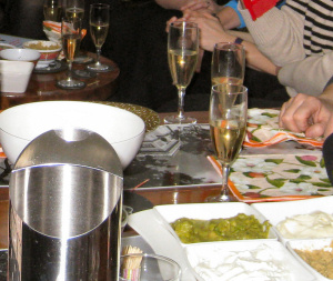 champagne apero