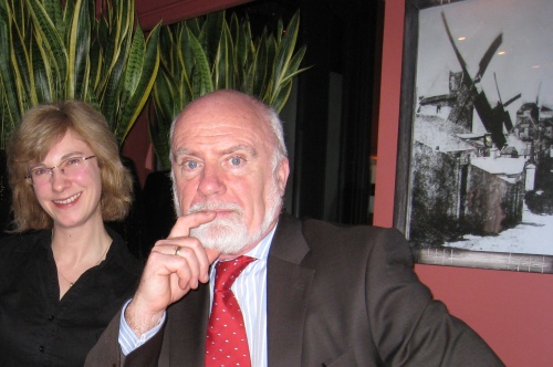 Fiona and Gerry at the Moulin de la Galette in Paris