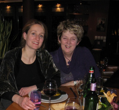 Teresa and Mary enjoy a night out in Montmartre