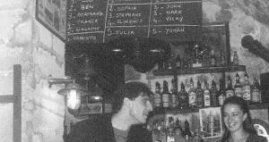 Anne with Jean Phi on a Monday Darts Night