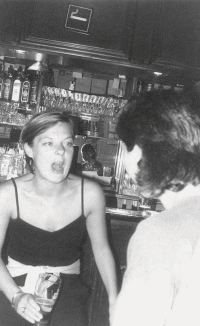 I can't imagine what I've just said to make Vicki's jaw drop!