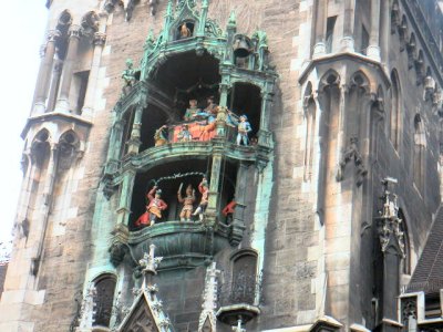 the clock on the town hall