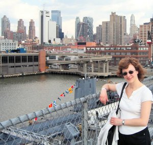 A nuclear missile submarine in New York