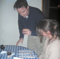 Gareth told April to "pick a card"