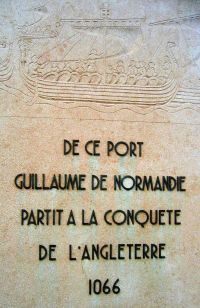 William the Conqueror set sail from St Valery sur Somme to England in 1066